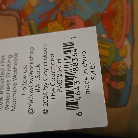 ❤️BUY 2 GET 1 FREE  Gourmand Art Sack® by Clay Hickson,Regular price$14.00 - Picture 6 of 9